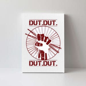 Dut Marching Band Drum Line Musician Canvas