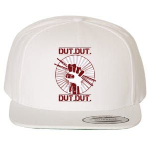 Dut Marching Band Drum Line Musician Wool Snapback Cap