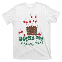 Doing My Berry Best Cherries Vintage Graphic T-Shirt