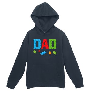 Dad Master Builder Building Bricks Blocks Family Set Parents Urban Pullover Hoodie