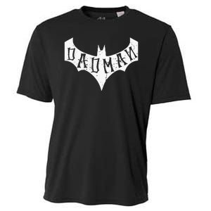 Dad Man Bat Dad Cooling Performance Crew T-Shirt