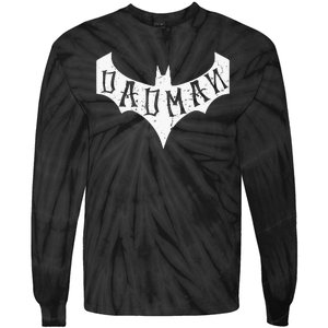 Dad Man Bat Dad Tie-Dye Long Sleeve Shirt