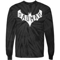 Dad Man Bat Dad Tie-Dye Long Sleeve Shirt