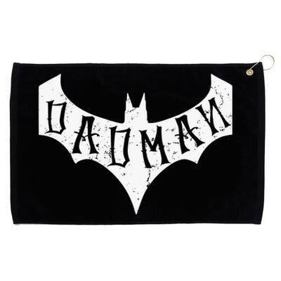 Dad Man Bat Dad Grommeted Golf Towel