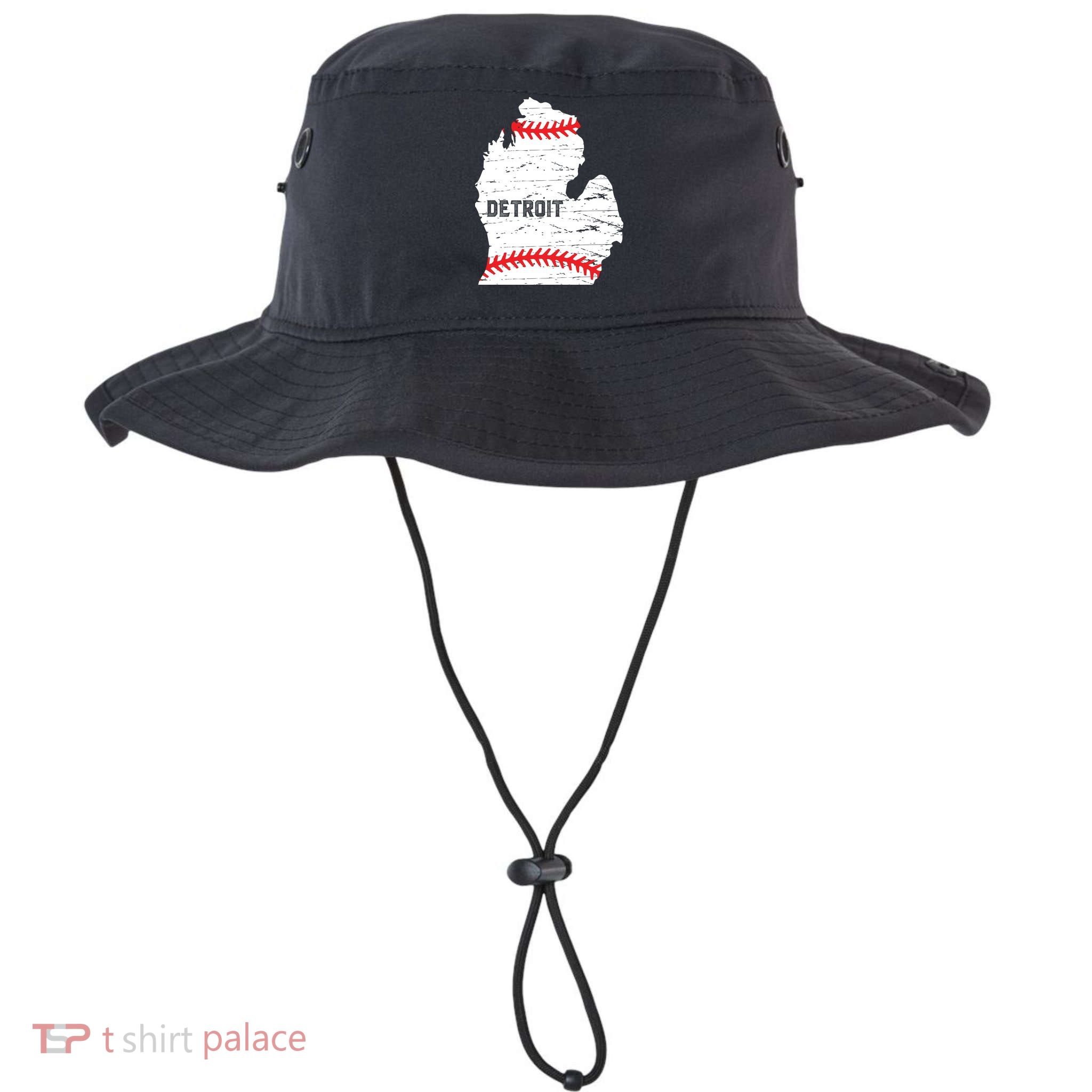 Detroit Michigan Baseball Bucket Hat