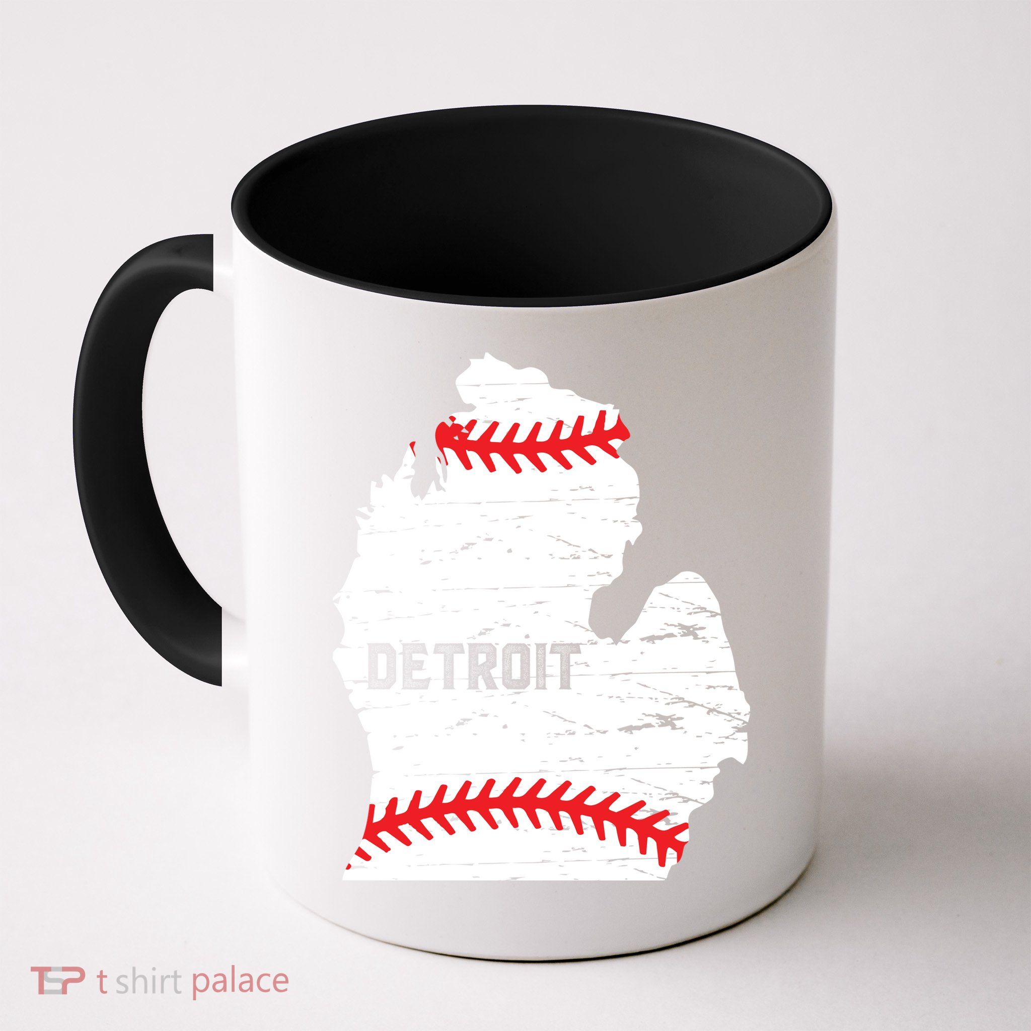 Detroit Michigan Baseball Mug