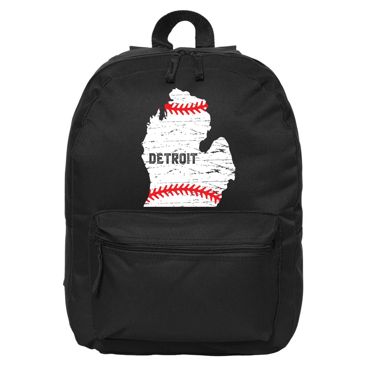 Detroit Michigan Baseball 16 in Basic Backpack