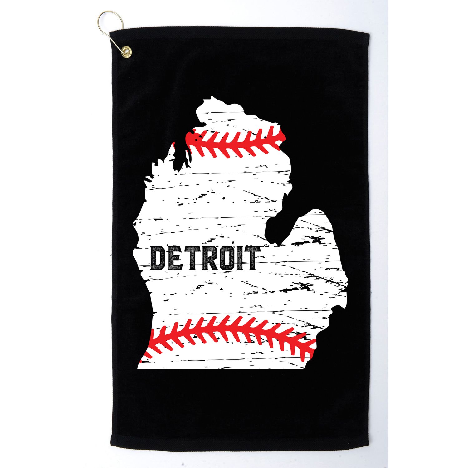 Detroit Michigan Baseball Golf Towel