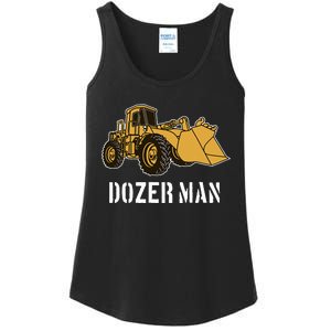 Dozer Man Bulldozer Operator Heavy Equipment Ladies Essential Tank