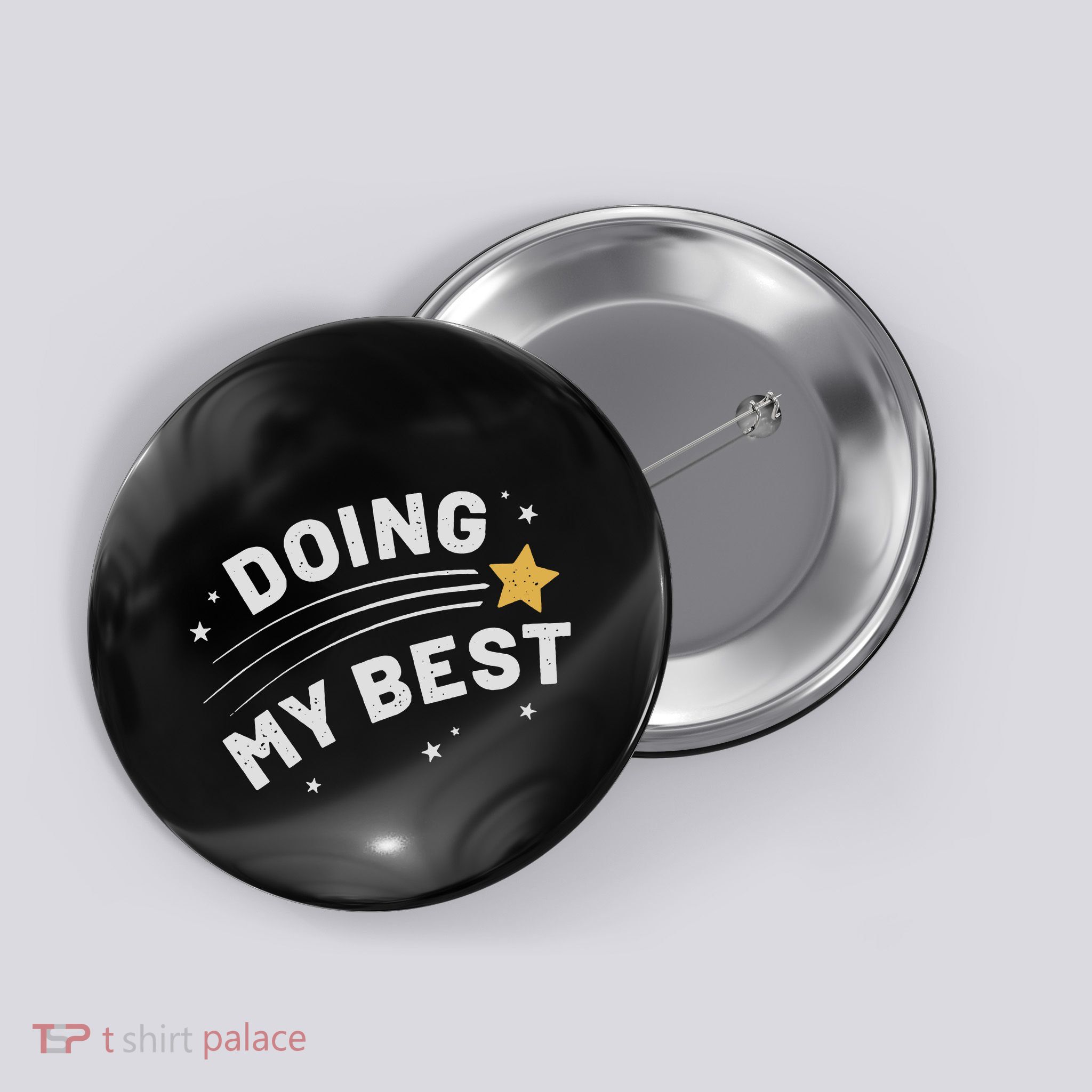 Doing My Best Funny Button