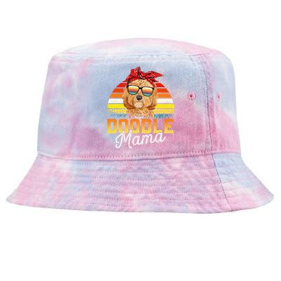 Doodle Mama Best Goldendoodle Mom Ever Mother's Day Dog Mom Tie-Dyed Bucket Hat