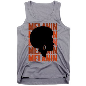 Dope Melanin Black Afro African American Mom Aunt Gift Tank Top