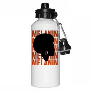 Dope Melanin Black Afro African American Mom Aunt Gift Aluminum Water Bottle 