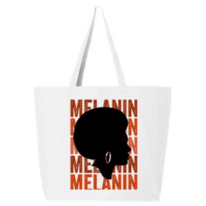 Dope Melanin Black Afro African American Mom Aunt Gift 25L Jumbo Tote