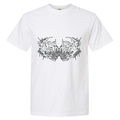 Death Metal Band Logo Symbol Font Metalhead Musician Garment-Dyed Heavyweight T-Shirt