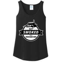 Dougie Mo Bbq Catering Exclusive Custom Clothing Get Smoked Ladies Essential Tank