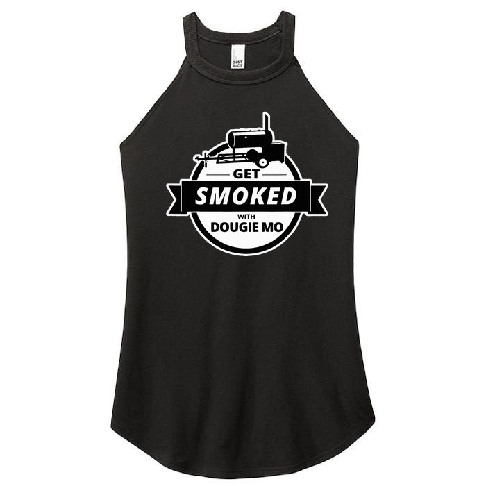 Dougie Mo Bbq Catering Exclusive Custom Clothing Get Smoked Women's Perfect Tri Rocker Tank