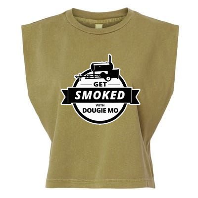 Dougie Mo Bbq Catering Exclusive Custom Clothing Get Smoked Garment-Dyed Women's Muscle Tee