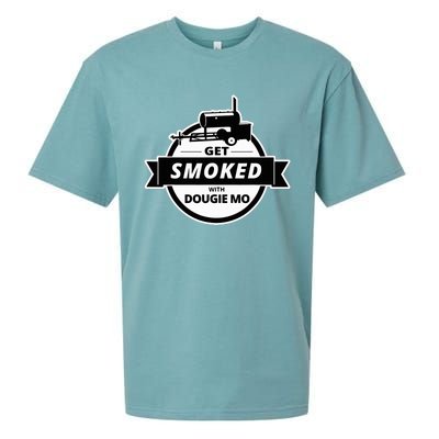 Dougie Mo Bbq Catering Exclusive Custom Clothing Get Smoked Sueded Cloud Jersey T-Shirt