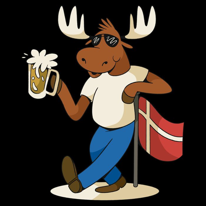 Denmark Moose Beer City Backpack