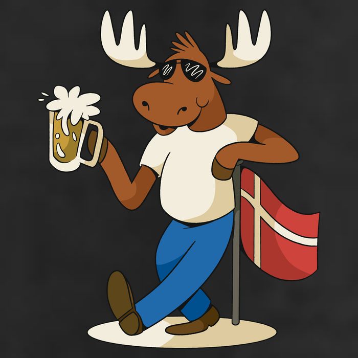 Denmark Moose Beer Trucker Hat