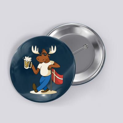 Denmark Moose Beer Button