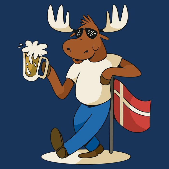 Denmark Moose Beer Bag