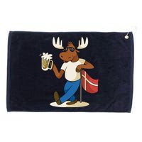 Denmark Moose Beer Grommeted Golf Towel