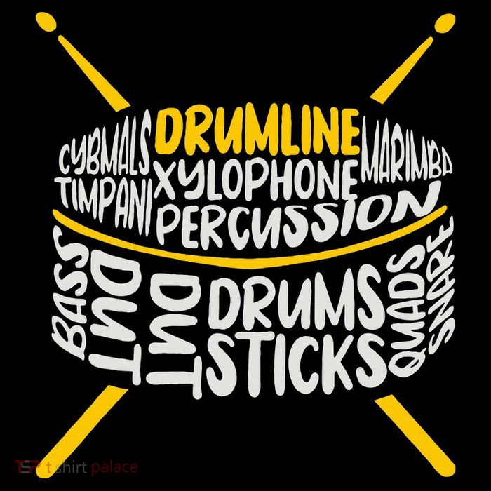 Drumline Marching Band School Band Tall T-Shirt