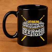 Drumline Marching Band School Band 11oz C Handle Ceramic Mug
