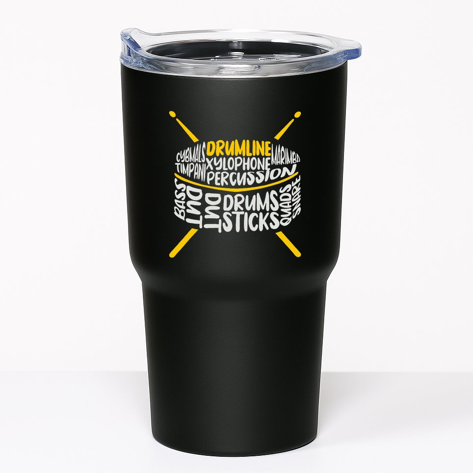 Drumline Marching Band School Band Tumbler