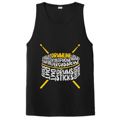 Drumline Marching Band School Band PosiCharge Competitor Tank