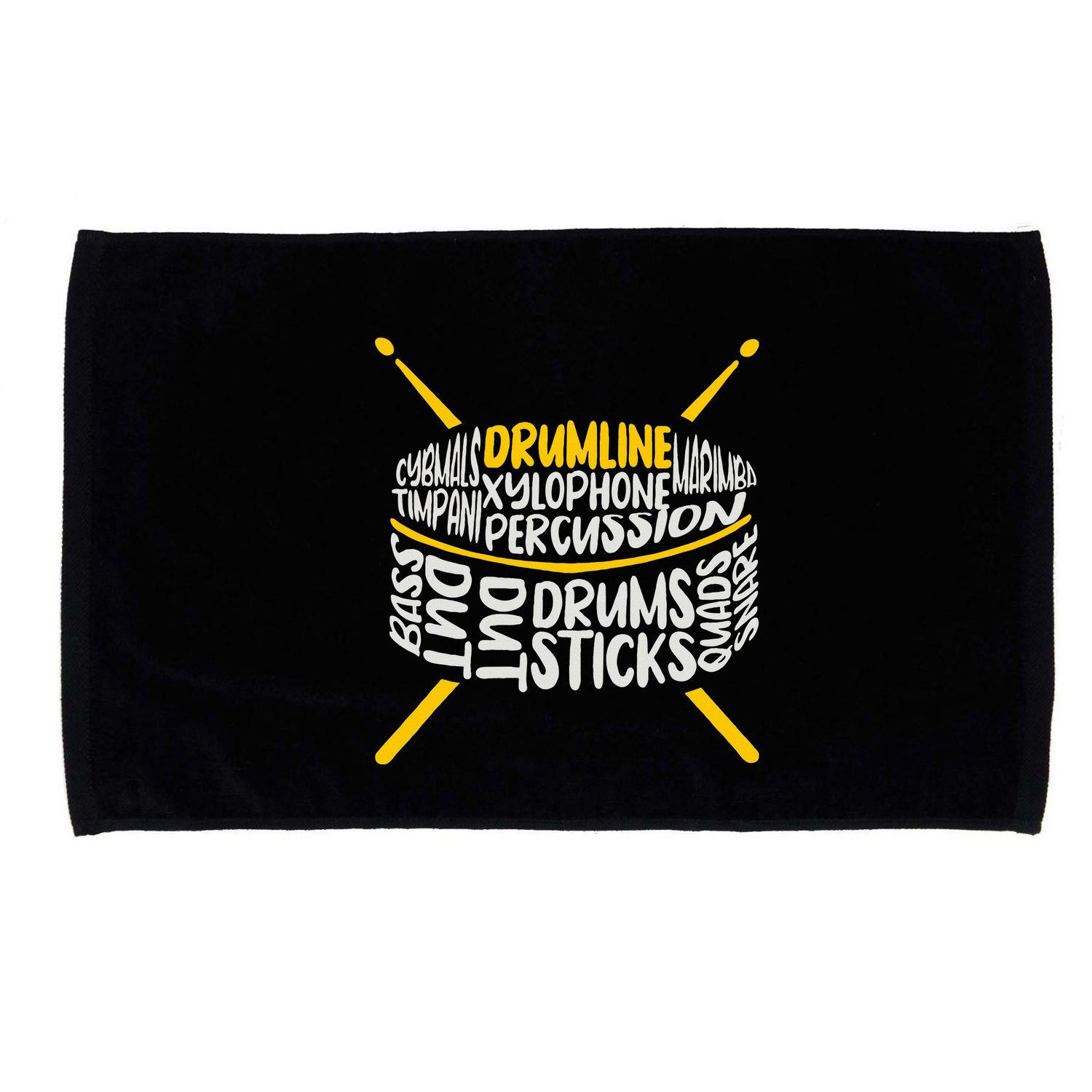 Drumline Marching Band School Band Microfiber Hand Towel