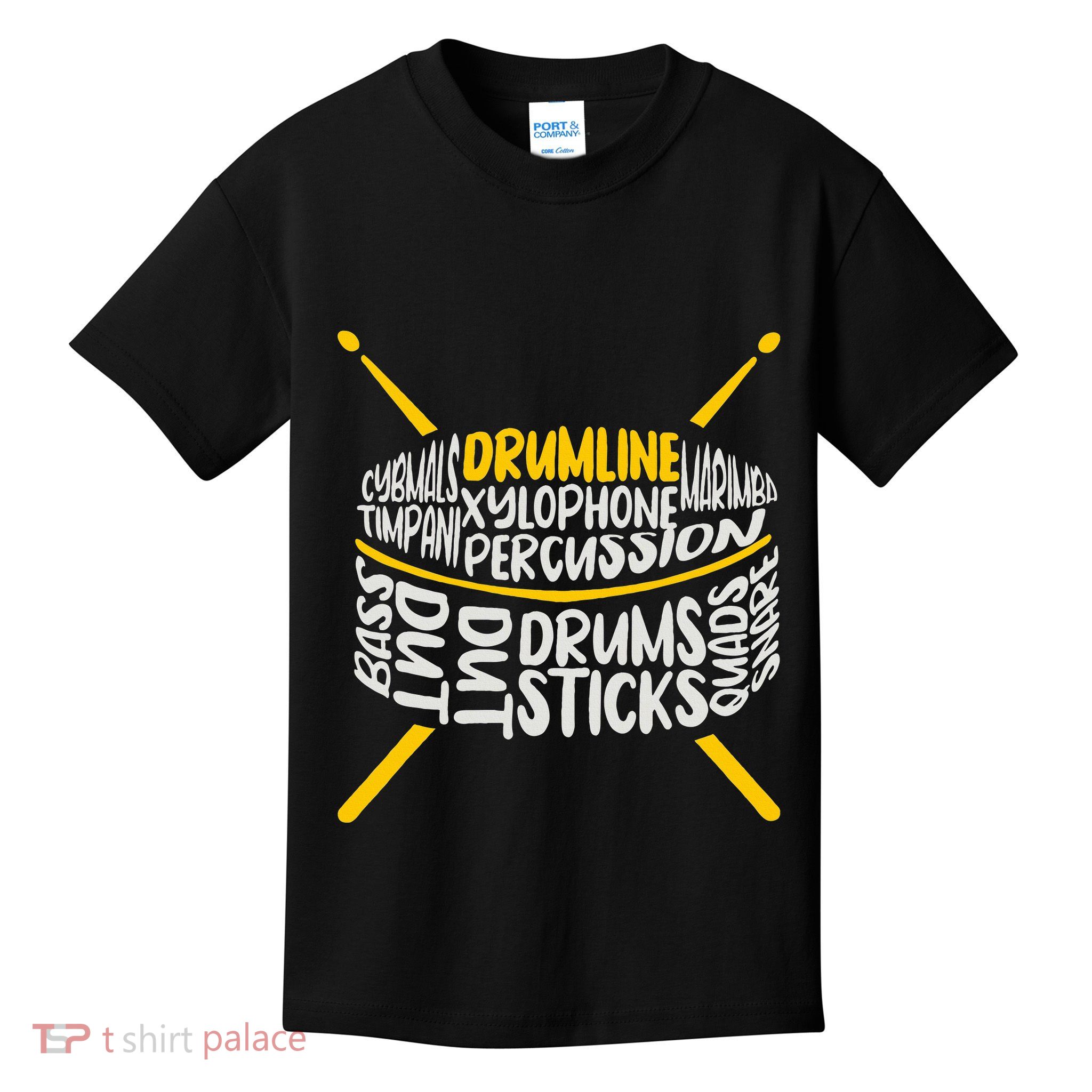 Drumline Marching Band School Band Kids T-Shirt
