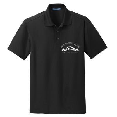 Du Mont Blanc Dry Zone Grid Polo