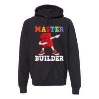 Dabbing Master Builder Funny Building Blocks Bricks Premium Hoodie