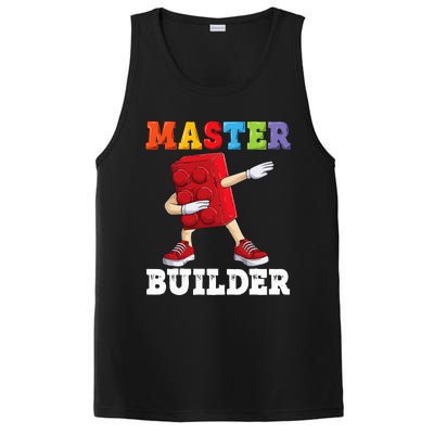 Dabbing Master Builder Funny Building Blocks Bricks PosiCharge Competitor Tank