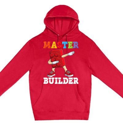 Dabbing Master Builder Funny Building Blocks Bricks Premium Pullover Hoodie