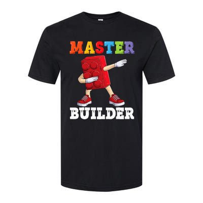 Dabbing Master Builder Funny Building Blocks Bricks Softstyle CVC T-Shirt