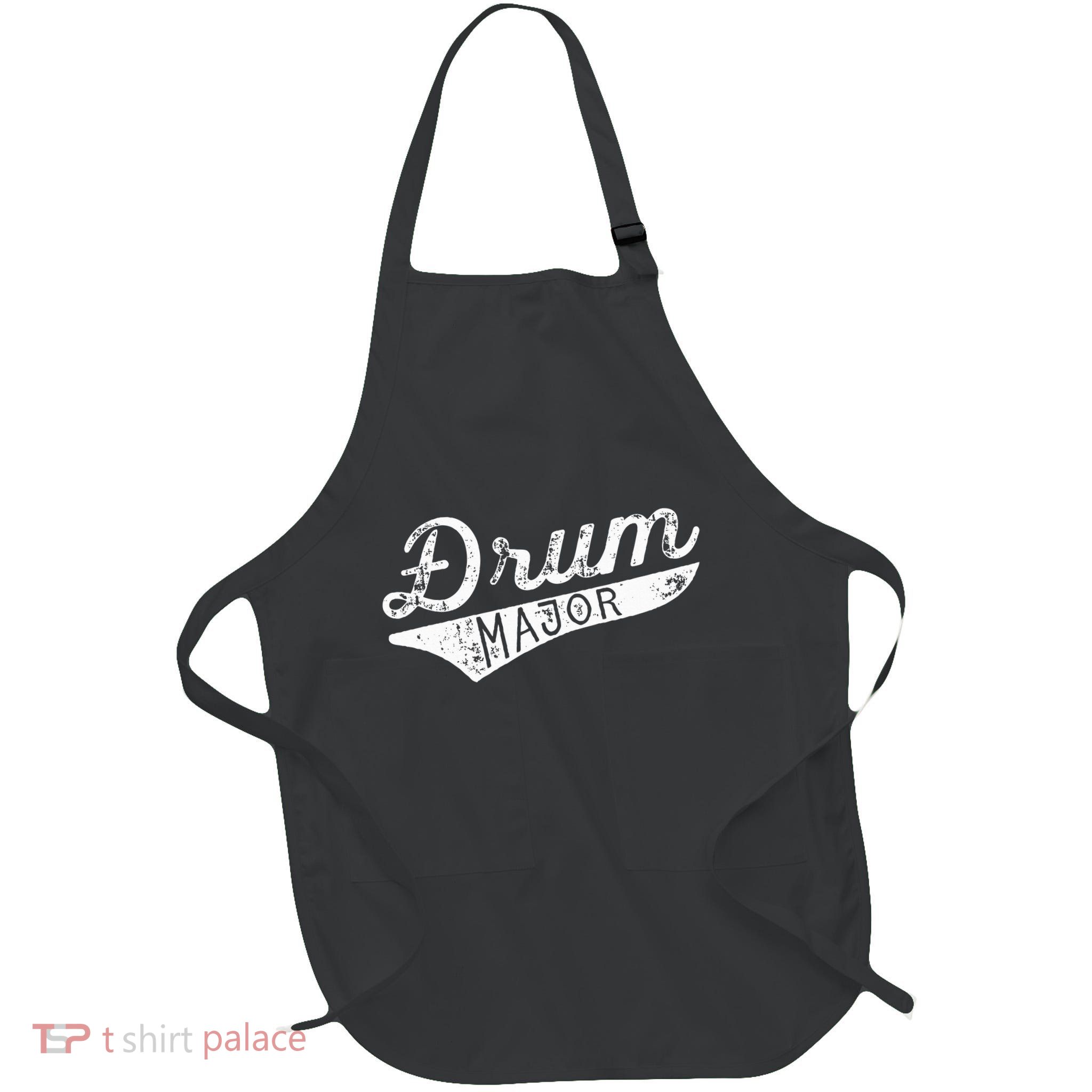 Drum Major Band Full-Length Apron With Pockets