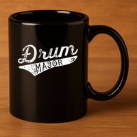 Drum Major Band 11oz C Handle Ceramic Mug