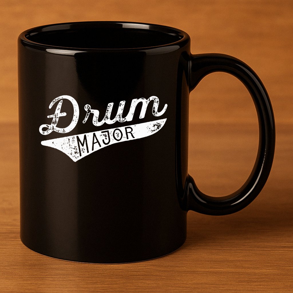 Drum Major Band 11oz C Handle Ceramic Mug