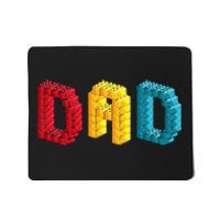 Dad Master Builder Building Bricks Blocks Family Set Parents Mousepad