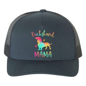 Dachshund Mama Colorful Doxie Funny Gift Dog Mom Gift Yupoong Adult 5-Panel Trucker Hat