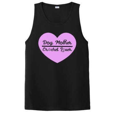 Dog Mother Crochet Lover Crocheting Gift PosiCharge Competitor Tank