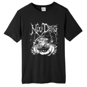 Death Metal Cute Baby Hippo Moo Deng Hippopotamus Tall Fusion ChromaSoft Performance T-Shirt