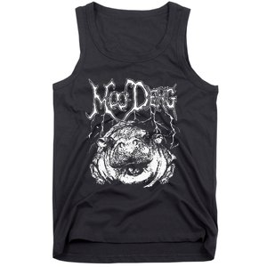 Death Metal Cute Baby Hippo Moo Deng Hippopotamus Tank Top