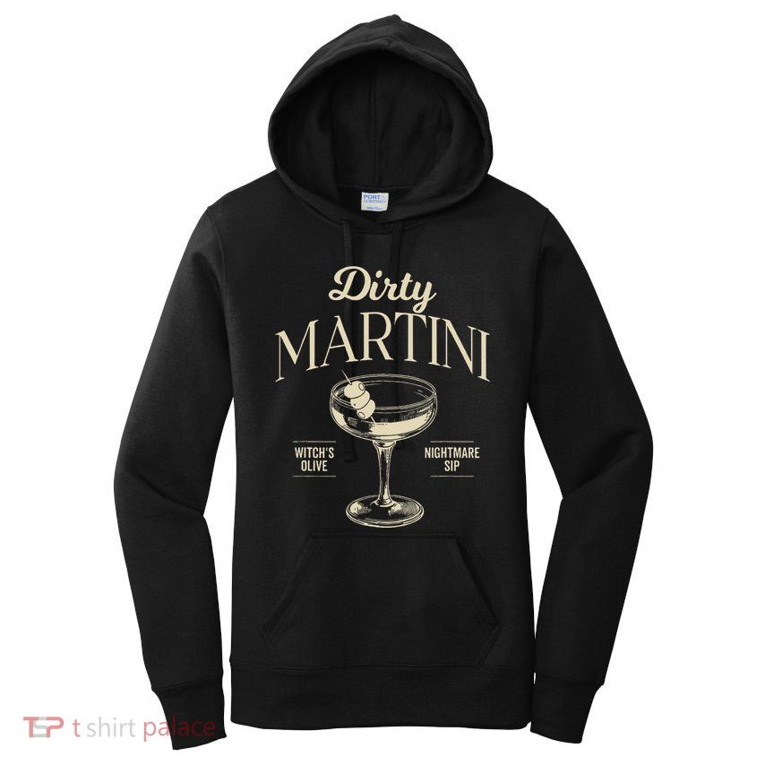 Dirty Martini Costume Funny Cute Cocktail Halloween Party Women's Pullover Hoodie