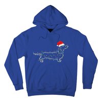 Dachshund Merry Christmas Weiner Xmas Lights Funny Gift Hoodie