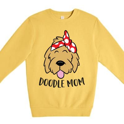 Doodle Mom Cute Goldendoodle Mom Doodle Mama Great Gift Premium Crewneck Sweatshirt